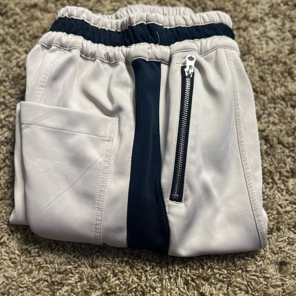 Size small “Crysp Denim” joggers pants with zipper at end. - Picture 1 of 4